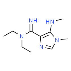 Imidazole-4-carboxamidine, N,N-diethyl-1-methyl-5-(methylamino)- (8CI)结构式
