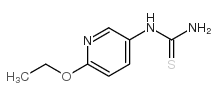(9CI)-(6-乙氧基-3-吡啶)-硫脲结构式