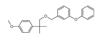 1-[[2-(4-methoxyphenyl)-2-methyl-propoxy]methyl]-3-phenoxy-benzene structure