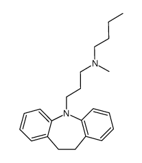 N-(3-(10,11-dihydro-5H-dibenzo[b,f]azepin-5-yl)propyl)-N-methylbutan-1-amine Structure