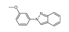 2-(3-Methoxyphenyl)-2H-indazole结构式