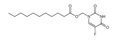 1-undecanoyloxymethyl-5-fluorouracil Structure