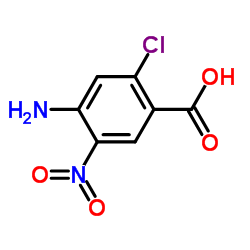 4-Amino-2-chloro-5-nitrobenzoic acid结构式