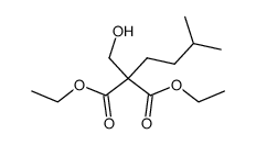 diethyl 2-(hydroxymethyl)-2-isopentylmalonate Structure