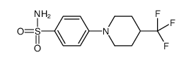 4-[4-(trifluoromethyl)piperidin-1-yl]benzenesulfonamide Structure