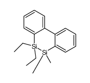 5,5-diethyl-6,6-dimethylbenzo[c][1,2]benzodisiline结构式