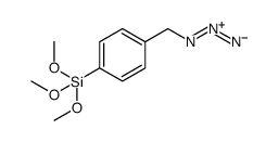 p-AZIDOMETHYLPHENYLTRIMETHOXYSILANE, 90结构式