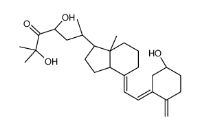 23,25-Dihydroxy-24-oxovitamin D3结构式