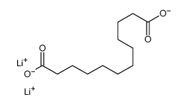dilithium dodecanedioate Structure