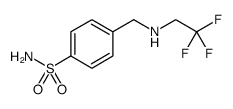 Benzenesulfonamide, 4-[[(2,2,2-trifluoroethyl)amino]methyl] Structure