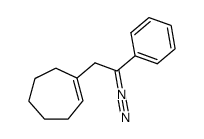 1-(2-diazo-2-phenylethyl)cyclohept-1-ene Structure