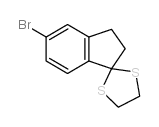 5-BROMO-1,1-(ETHYLENEDITHIO)-INDANE结构式