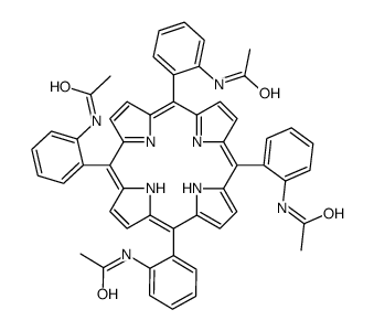3,1-meso-tetrakis(2-acetamidophenyl)porphyrin结构式