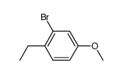 2-bromo-1-ethyl-4-methoxybenzene结构式