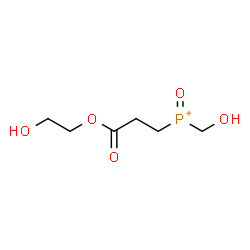 2-hydroxyethyl 3-(hydroxymethylphosphinoyl)propionate Structure