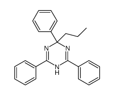 2,4,6-triphenyl-4-propyl-1,4-dihydro-1,3,5-triazine Structure