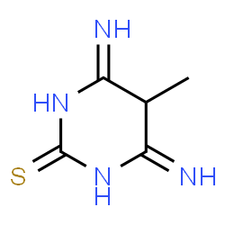 2(1H)-Pyrimidinethione,tetrahydro-4,6-diimino-5-methyl- (5CI) structure