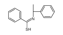 N-[(1R)-1-phenylethyl]benzenecarbothioamide结构式