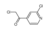 2-chloro-1-(2-chloro-pyridin-4-yl)-ethanone Structure