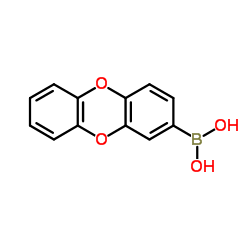 dibenzo[b,e][1,4]dioxin-2-ylboronic acid structure