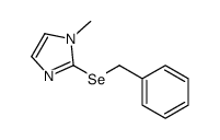 2-benzylselanyl-1-methylimidazole Structure