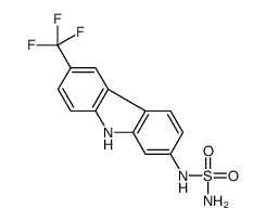 2-(sulfamoylamino)-6-(trifluoromethyl)-9H-carbazole Structure