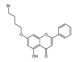 7-(4-溴丁氧基)-5-羟基-2-苯基-4H-色烯-4-酮图片