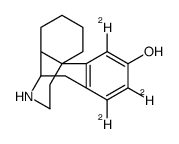 N-Desmethyl Dextrorphan-d3 Structure