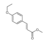 methyl 3-(4-ethoxyphenyl)prop-2-enoate结构式