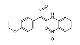 N-[2-(4-ethoxyphenyl)-2-nitrosoethenyl]-2-nitroaniline结构式