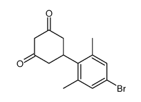 5-(4-bromo-2,6-dimethylphenyl)cyclohexane-1,3-dione Structure