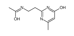 N-[2-(6-methyl-4-oxo-1H-pyrimidin-2-yl)ethyl]acetamide结构式