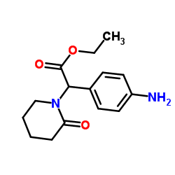 (4-AMINO-PHENYL)-(2-OXO-PIPERIDIN-1-YL)-ACETIC ACID ETHYL ESTER结构式