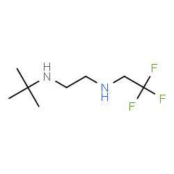 N-TERT-BUTYL-N'-2,2,2-TRIFLUOROETHYLETHYLENEDIAMINE结构式