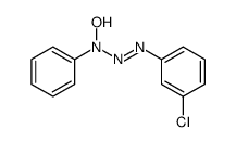 N-[(3-chlorophenyl)diazenyl]-N-phenylhydroxylamine结构式