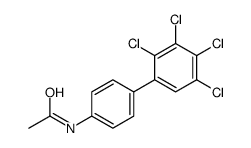 N-[4-(2,3,4,5-tetrachlorophenyl)phenyl]acetamide Structure