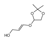 3-[(2,2-dimethyl-1,3-dioxolan-4-yl)oxy]prop-2-en-1-ol Structure