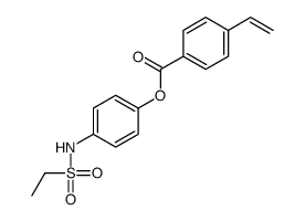 [4-(ethylsulfonylamino)phenyl] 4-ethenylbenzoate Structure