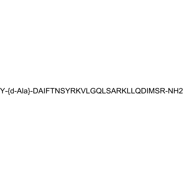 TYR-DALA-ASP-ALA-ILE-PHE-THR-ASN-SER-TYR-ARG-LYS-VAL-LEU-GLY-GLN-LEU-SER-ALA-ARG-LYS-LEU-LEU-GLN-ASP-ILE-MET-SER-ARG-NH2图片