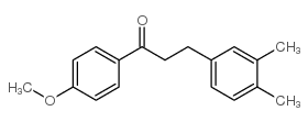 3-(3,4-DIMETHYLPHENYL)-4'-METHOXYPROPIOPHENONE结构式