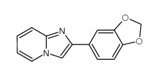 2-苯并[1,3]二氧代-5-咪唑并[1,2-a]吡啶结构式