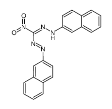 1,5-Di-[2]naphthyl-3-nitro-formazan Structure