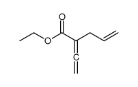 4-Pentenoic acid, 2-ethenylidene-, ethyl ester Structure