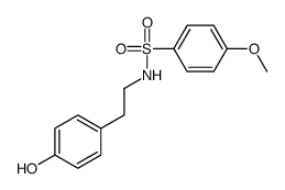 N-[2-(4-hydroxyphenyl)ethyl]-4-methoxybenzenesulfonamide Structure