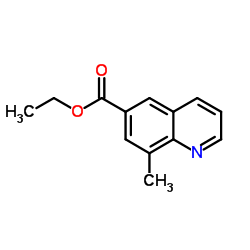 Ethyl 8-methyl-6-quinolinecarboxylate结构式
