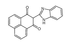 2-(1H-benzimidazol-2-yl)phenalene-1,3-dione Structure