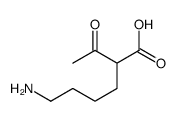 2-acetyl-6-aminohexanoic acid Structure
