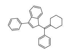 1-[cyclohexylidene(phenyl)methyl]-3-phenyl-1H-indene Structure