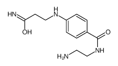 N-(2-aminoethyl)-4-[(3-amino-3-oxopropyl)amino]benzamide Structure