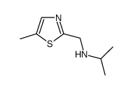 Isopropyl-(5-methyl-thiazol-2-ylmethyl)-amine结构式